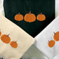 Pumpkin Sweatshirt, Embroidered Autumn Crewneck Jumper, Halloween Sweater, Fall Season Pumpkin Design Embroidery Comfy Top, EmbroideryCrafts