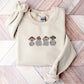 Cute Mushroom Ghost Sweatshirt, Embroidered Halloween Ghost Sweatshirt, Vintage Creepy Mushroom Ghost Jumper, Spooky Season Outfits Gifts