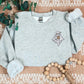 Embroidered Ghost Halloween Jumper, Cute Halloween Monogrammed Jumper, Ghost with Coffee Sweaters, Trendy Halloween Jumper, Autumn Fall Gift