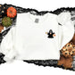 Halloween Ghost Ice Coffee Sweater, Little Ghost Monogram Printed Sweatshirt, Halloween Ghost Jumper, Unisex Crewneck Top, Halloween Outfits