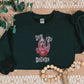 Boo you Horror Ghost Sweater, Embroidered Halloween Ghost Sweatshirt, Spooky Season Gothic Sweater, Halloween Outfit, Halloween Night Jumper