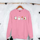 Halloween Floral Ghost Jumpers, Cute Ghosts Crewneck Sweatshirt, Halloween Unisex Sweater, Halloween Shirt, Family Halloween Gothic Outfits