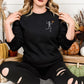 Dancing Skeleton Embroidered Halloween Jumper, Funny Skeleton Monogrammed Sweatshirt, Winking Pumpkin Face Sweater, Unisex Halloween Outfits