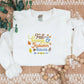 Embroidered Fall Sweatshirt, Fall Breeze Autumn Leaves Sweaters, Fall Quote Spooky Season Jumper, Autumn Fall Outfits, Halloween Night Gifts