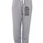 Personalised Text Monogrammed Unisex Joggers, Custom Team Logo Printed Matching Trousers, Comfort Colors Couple Sweatpants, Gift for Partner
