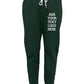 Personalised Text Monogrammed Unisex Joggers, Custom Team Logo Printed Matching Trousers, Comfort Colors Couple Sweatpants, Gift for Partner