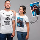 Custom Image Design Printed Tshirt, Personalised Photo Text Unisex Shirt, Hen Do Anniversary Matching Graphic Tees, Birthday Vacation Gift