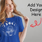 Custom Image Design Printed Tshirt, Personalised Photo Text Unisex Shirt, Hen Do Anniversary Matching Graphic Tees, Birthday Vacation Gift