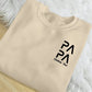 Custom Papa Sweatshirt, Personalised Text/Name Daddy Sweater, Dad Father's Day Unisex Jumper, Best Outfits for Dad, Special Gift for Grandpa