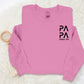 Custom Papa Sweatshirt, Personalised Text/Name Daddy Sweater, Dad Father's Day Unisex Jumper, Best Outfits for Dad, Special Gift for Grandpa