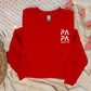Custom Papa Sweatshirt, Personalised Text/Name Daddy Sweater, Dad Father's Day Unisex Jumper, Best Outfits for Dad, Special Gift for Grandpa