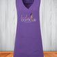 Personalised Tunics, Your Logo/Text Wrap Around Sleeveless Printing Tunic, Custom Hairdresser Makeup Artists Custom Uniform, Beauticians Top