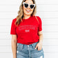 Personalised Text Printed Shirt, Custom Double Text T-Shirt, Comfy Fitted Adults Tops, Choose Your Words Shirt, Memorial Gift for Loved Ones