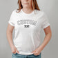Personalised Text Printed Shirt, Custom Double Text T-Shirt, Comfy Fitted Adults Tops, Choose Your Words Shirt, Memorial Gift for Loved Ones