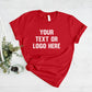 Custom Photo T-Shirt, Personalised Image/Text Printed Tee Shirt, Comfort Colors Family Matching Tops, Easy Fit Tees, Customised Designs Gift