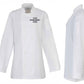 Embroidered Women's Chef Jacket, Custom Monogrammed Name on Flags Jacket, Personalised Text Logo Chef Cooking Jacket, Special Gifts For Chef