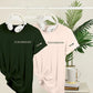 Roman Numeral Embroidered Matching T-shirts, Personalised Couple Initials Shirt, Custom Wedding Date memorial Tee, Anniversary Couple Top