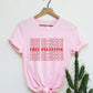 Retro Palestine Shirt, Palestine Printed T Shirt, Palestine Crewneck Matching Tee, Comfy Colors Palestine Clothing, XS-4xl Adult Unisex Top
