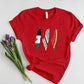 Palestine Maps T Shirt, Palestine Watermelon flag keffiyeh Maps Shirt, Adults Crewneck Comfy Tee Shirts, Next Day Free Shipping UK