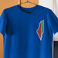 Palestine Map Watermelon Embroidery Shirt, Palestine Monogram T Shirt, Adults Sizes Unisex Tee Tops, Palestine Clothing