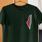 Palestine Map Watermelon Embroidery Shirt, Palestine Monogram T Shirt, Adults Sizes Unisex Tee Tops, Palestine Clothing