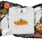 Embroidered Pumpkins Sweatshirt, Spooky Season Autumn Leaves Fall Sweater, Halloween Jumper, Thanksgiving Gift for Couple, Halloween Pumpkin
