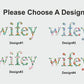 Personalized Wifey Embroidered Sweatshirt, Floral Crewneck Jumper, Wedding Day, Anniversary, Bride Gift, Custom Date Sweater Gift for Her