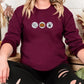 Vintage Halloween Cookies Sweater, Funny Fall Embroidered Sweatshirt, Pumpkin and Boo Ghost Crewneck Jumper, Spooky Halloween Outfit Gifts