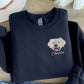 Personalised Pet Photo Embroidered Sweater, Portrait Drawing from Portrait Sweatshirt, Custom Pet Name Jumpers, Special Gifts for Pet Lovers