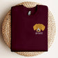 Personalised Pet Photo Embroidered Sweater, Portrait Drawing from Portrait Sweatshirt, Custom Pet Name Jumpers, Special Gifts for Pet Lovers