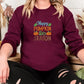 Happy Pumpkin Spice Season Sweatshirt, Embroidered Fall Quotes Spooky Season Retro Jumper, Fall Clothing, Halloween Outfit, Autumn Fall Gift