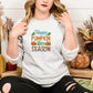Happy Pumpkin Spice Season Sweatshirt, Embroidered Fall Quotes Spooky Season Retro Jumper, Fall Clothing, Halloween Outfit, Autumn Fall Gift