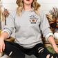 Spooky Season Embroidered Sweater, Vintage Halloween Pumpkin Gothic Monogram Sweatshirt, Trendy Autumn Fall Jumper, Halloween Night Gifts