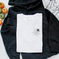 Halloween Tarantula Spider T Shirt, Embroidered Spider's Web Monogram Printed Tshirt, Fall Unisex Adult Tees, Family Matching Halloween Tops