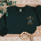 Embroidered Spooky Season Sweater, Halloween Ghost Monogram Sweatshirt, Autumn Fall Spooky Crewneck Jumper, Halloween Night Matching Outfits
