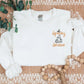 Embroidered Spooky Season Sweater, Halloween Ghost Monogram Sweatshirt, Autumn Fall Spooky Crewneck Jumper, Halloween Night Matching Outfits