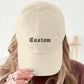 Custom Embroidered Vintage Caps , Personalized Name Hats, 100% Cotton Baseball Snapback Caps, Adjustable Snapbacks, Special Gift for Couples