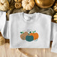 Embroidered Pumpkin Sweatshirt, Halloween Fall Jumper, Thanksgiving Cute Pumpkin Sweaters, Jack-o-lantern Unisex Vintage Halloween Gifts