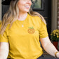 Vintage Halloween Pumpkin T-Shirt, Cute Embroidered Pumpkin Tee, Jack-o-Lanterns Fall T-shirt - Perfect for Spooky Season, Thanksgiving Gift