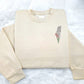 Palestine Arabic Map Tatreez Sweater, Embroidered Palestine Sweatshirt, Palestine Crewneck Jumper, Palestine Muslims Clothing