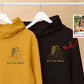 Embroidered Roman Numeral Hoodie, Personalised Sketch Photo Hoody, Valentine Couple Matching Anniversary Date Jumpers, Birthday Gift for her