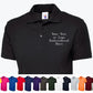 Custom Embroidered Polo Shirts, Personalized Logo/Text Monogrammed Polos, Company Logo Tees, Small Business Workers Shirts, Gift for Golfers
