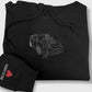 Embroidered Car Sketch Hoodies, Personalised Car Outline from Photo Hoody, Car Photo Boyfriend Jumpers, Car Lover Hoodies, Gift for Car Guys