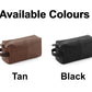 Personalized Men's Leather Toiletry Bag, Groomsman Engraved Dopp Kit, Small Travel Toiletry Bag, Mens Leather Accessory, Custom Gift for Him