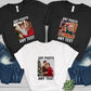 Personalised Text/Logo Tee Shirt, Custom Photo Printed Crewneck Shirt, Comfort Colors Family Matching Shirt, Customised Photo & Design Tops