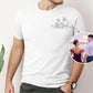 Personalized Couple Photo Portrait Shirt, Custom Faceless Printed Sketch T-Shirt, Family Portrait Matching Shirt, Best Birthday Gift for Him