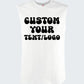 Personalised Text & Logo Tank Top, Create your Design Printed Vest, Custom Sports Team Tank Top, Any Company Logo Here, Unique Mens Tank Top