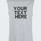 Custom Embroidered Text Tank Top, Your Own Custom Text Tank Top, Personalised Mens Gym Vest, Sports Team Tank Top, Create Your Text Tank Top