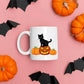 Halloween Cat Mugs, Cat on Pumpkins Halloween Mug, Vintage Halloween Coffee Cups, Spooky Season Fall Mugs, Family Matching Halloween Gifts