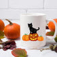 Halloween Cat Mugs, Cat on Pumpkins Halloween Mug, Vintage Halloween Coffee Cups, Spooky Season Fall Mugs, Family Matching Halloween Gifts